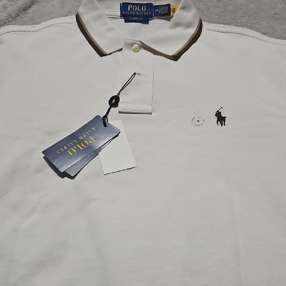 Polo Ralph Lauren
Classic Fit Tipped Mesh Short Sleeve Polo Shirt